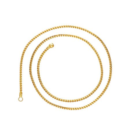 64VR4865 | Vaibhav Jewellers 22K Plain Gold Handmade Rope Chain  64VR4865