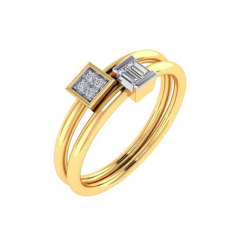 483DA272 | Vaibhav Jewellers 14K Fancy Stackable Diamond Ring 483DA272