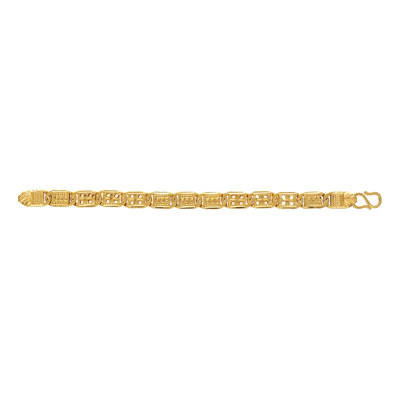 Stunning Yellow Micro Gold Bracelet BR-092 – Rudraksh Art Jewellery