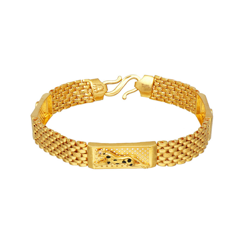 Buy 22Kt Gold Casting Men Fancy Bracelet 165VG2985 Online from Vaibhav ...
