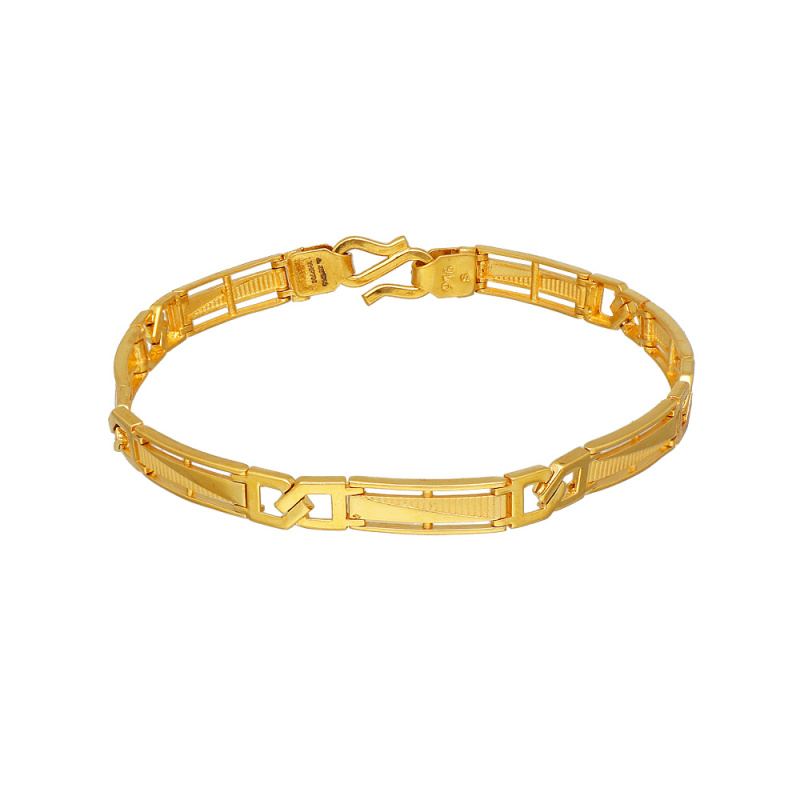 Buy 22Kt Gold Casting Gents Bracelet 165VG3004 Online from Vaibhav ...