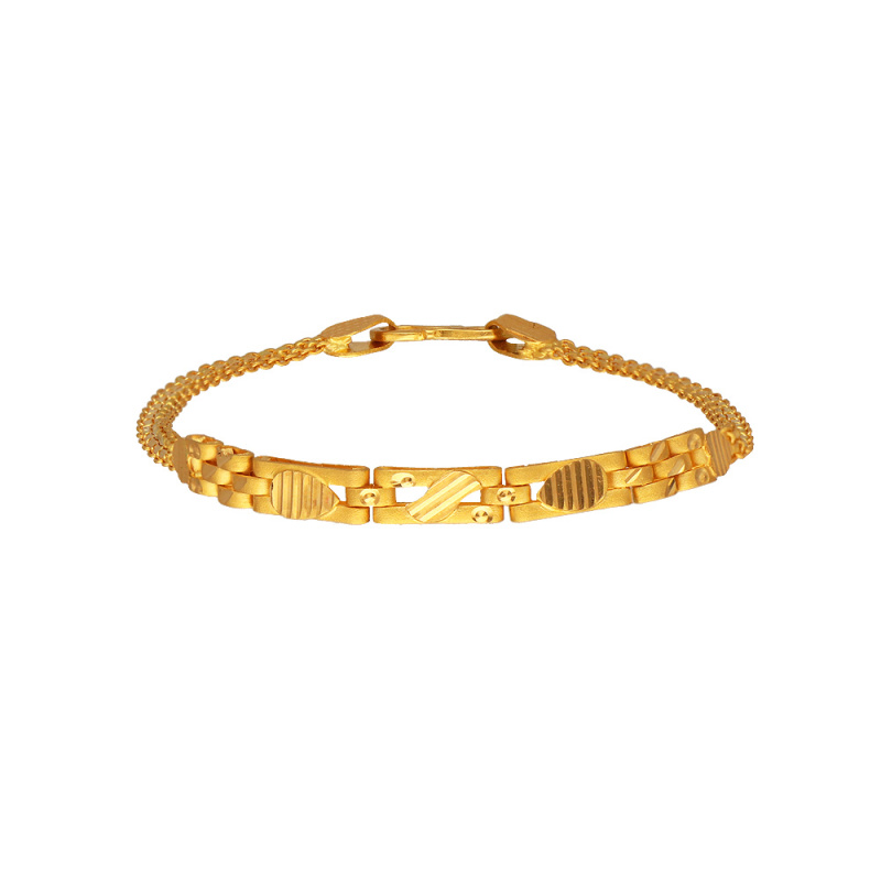 22Kt Trending Gold Bracelet For Kids 67VB412