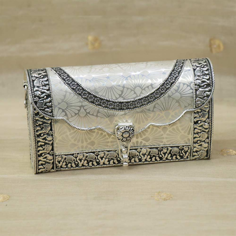Sterling Silver Handbag | Exotic India Art
