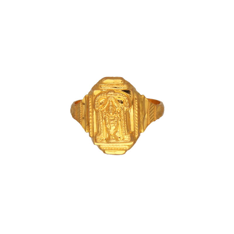 Morvi 24Kt Gold Layer Alloy, Round shape, Lord venkatesh, Tirupati balaji,  Heavy Superb Finish Stylish Fashion finger ring For Men and Women Brass  Gold Plated Ring Price in India - Buy Morvi