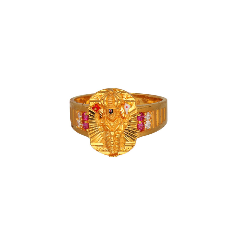 Half balaji ring casting jewellery gold | Mens gold rings, Casting jewelry,  Rings for men
