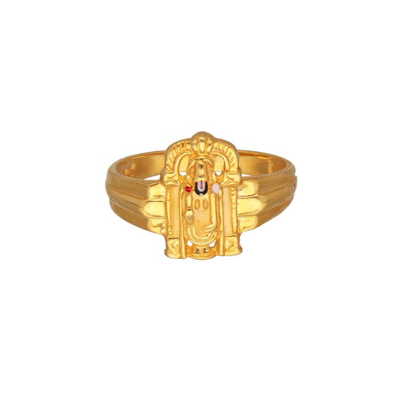 Sree Kumaran | 22K Gold Divine Tirupati Balaji Ring