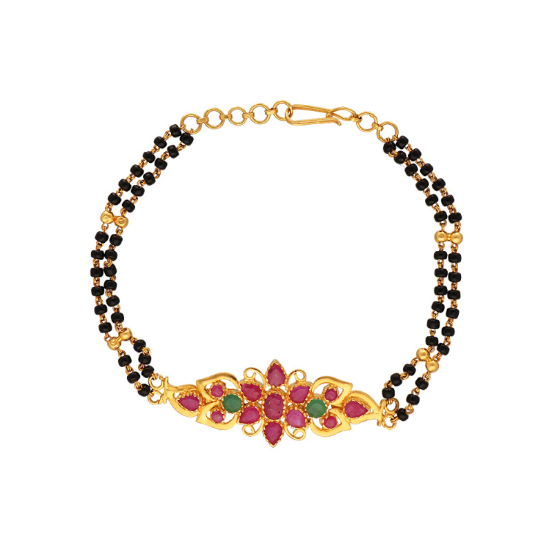 Trendy Gold & Diamond Mangalsutra Bracelet Designs | Kalyan Jewellers