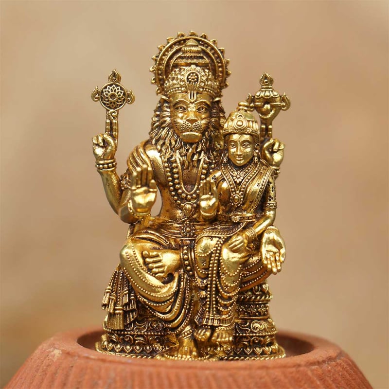 Ahobilam Narasimha Swamy Ring (Enamel) 12 grams 916 gold handmade ring@Mohanakrishna  Lopinti - YouTube