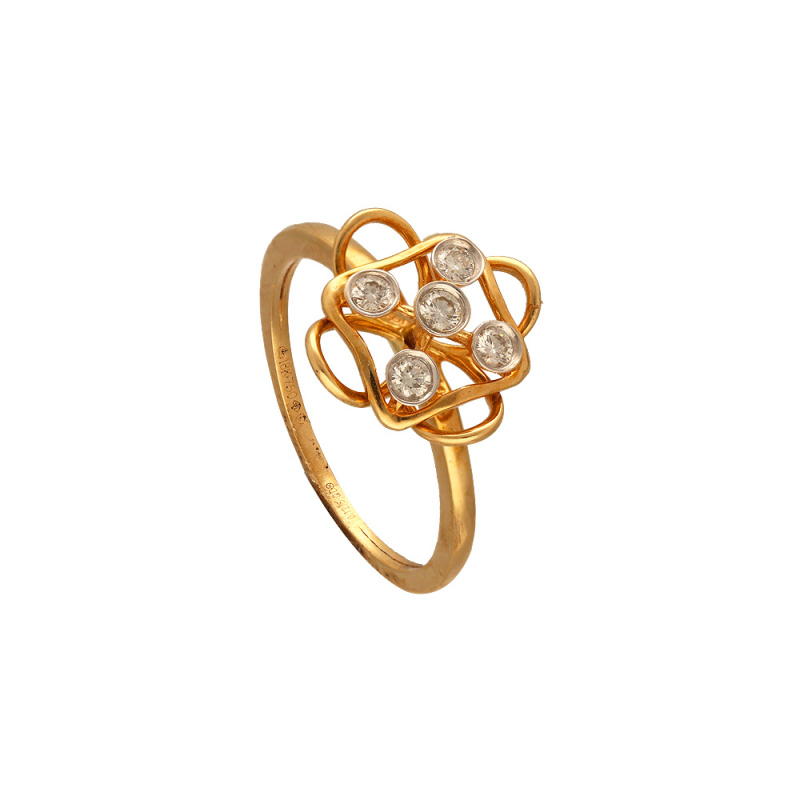 Buy quality 916 plain casting peacock ring in Chennai