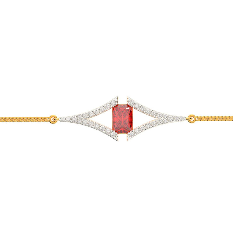 LB2217-R-Simon G. 18K White Gold, Diamond, And Ruby Bracelet-SVS Fine  Jewelry