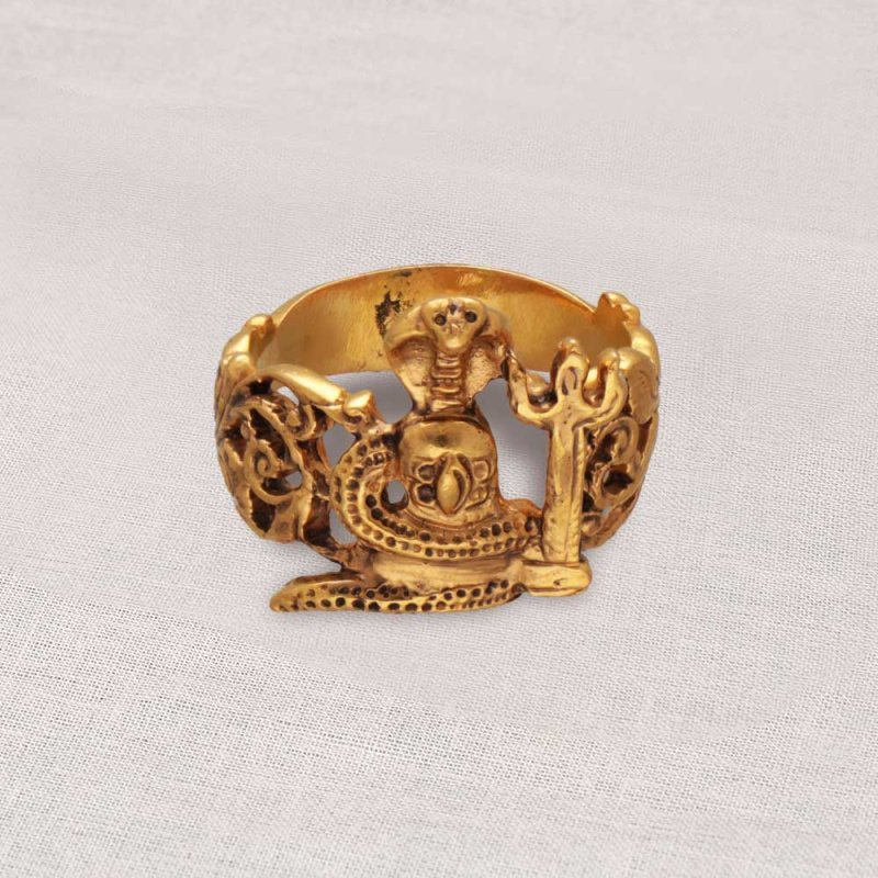 Shivling in Pure Gold (22K) - Rudra Centre