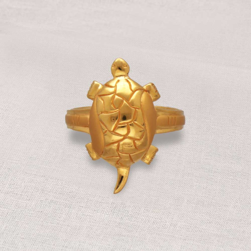 Manufacturer of Exclusive 916 kachua designer gold ring-24803 | Jewelxy -  127358