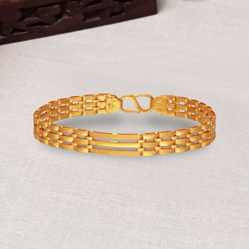 Buy 916 Gold Men Bracelets Mb9 Online | P S Jewellery - JewelFlix