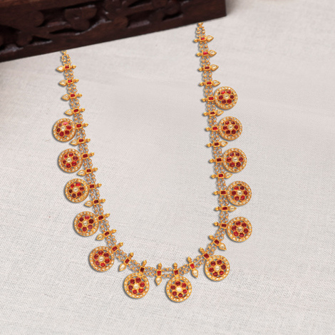Mahalaxmi Pendant Set With Bottu Mala By Asp Fashion Jewellery – 𝗔𝘀𝗽  𝗙𝗮𝘀𝗵𝗶𝗼𝗻 𝗝𝗲𝘄𝗲𝗹𝗹𝗲𝗿𝘆