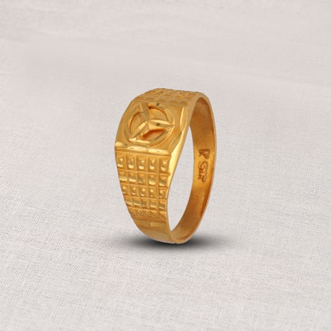 The mercedes logo ring | SEHGAL GOLD ORNAMENTS PVT. LTD.