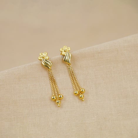 22ct Yellow Gold Ladies Drop Earrings 4.1 Grams - Etsy Sweden