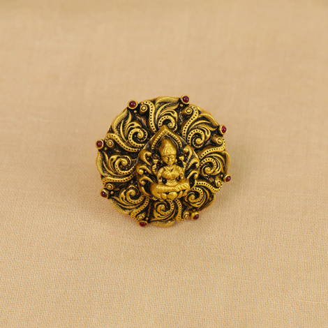 3 grams Lakshmi Devi ring | Antique rings, Wedding rings, Gold rings