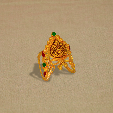 Bollywood Designer 22K Gold Plated Ring Indian Hot Selling Traditional  Jewelry | eBay
