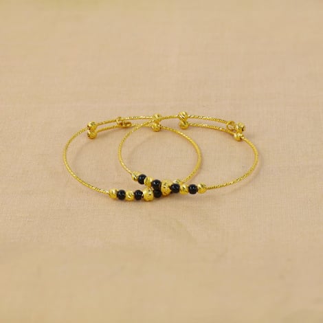 Wholesaler of Gold nazariya beads bracelet sk-n003 | Jewelxy - 59041