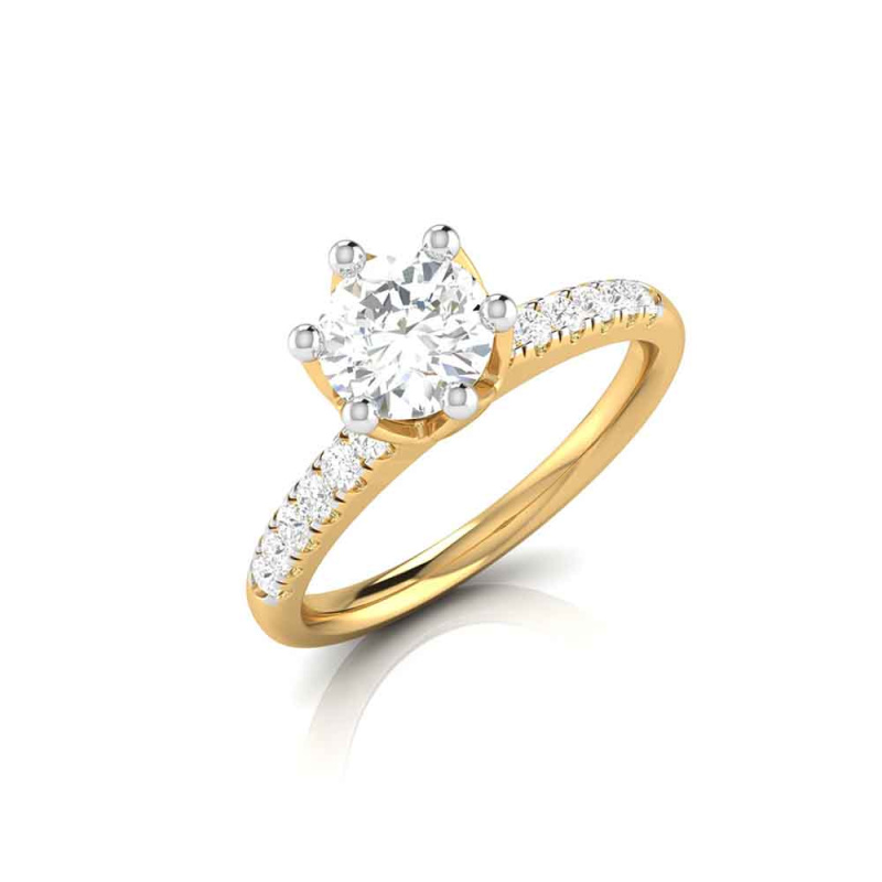 7.5 Ctw Solitaire Radiant-Cut Engagement Ring In 18K Gold – Luxe VVS  Jewelers