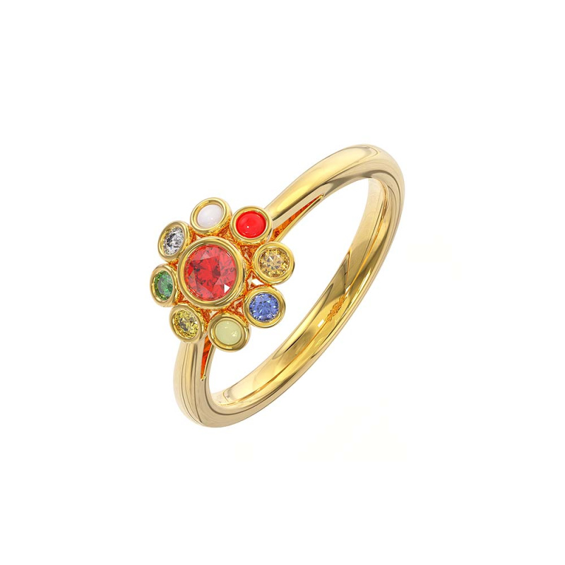 Shop 48+ Latest Navaratna Gold Jewellery for Women | Gehna