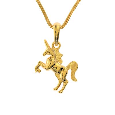 22Kt Gold Casting Baby Chain Pendant 102H7512