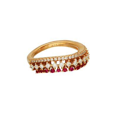 Vaibhav Jewellers 18K Diamond Fancy Ring 148VG9248