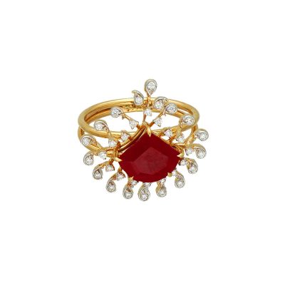 Vaibhav Jewellers 18K Diamond Fancy Ring 148VU3867