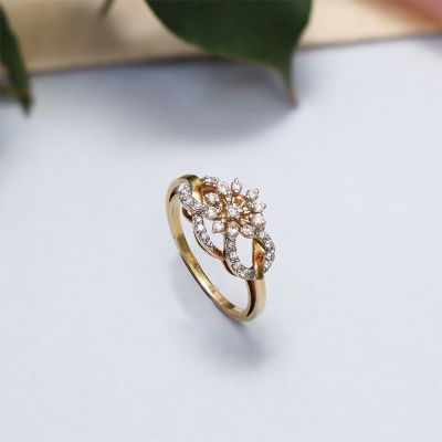 Vaibhav Jewellers 18K Diamond Ladies Fancy Ring 148VG2188
