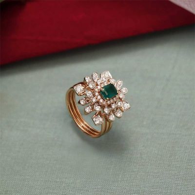 Vaibhav Jewellers 18K Diamond Fancy Ring 148VU4068