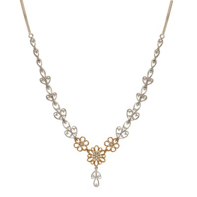 Ravishing Full Bloom Diamond Necklace