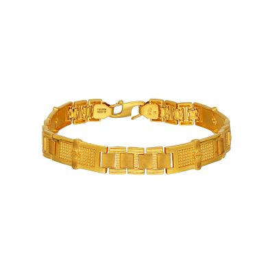 22Kt Gold Casting Mens Bracelet 165VG2749