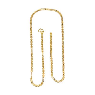 Vaibhav Jewellers 22K Plain Gold Fancy Short Chain  64VR6575