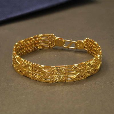Vaibhav Jewellers 22K Plain Gold Gents Bracelet 65VH2437