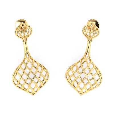 Vaibhav Jewellers 22K Yellow Gold Drops Earrings 80DG6076