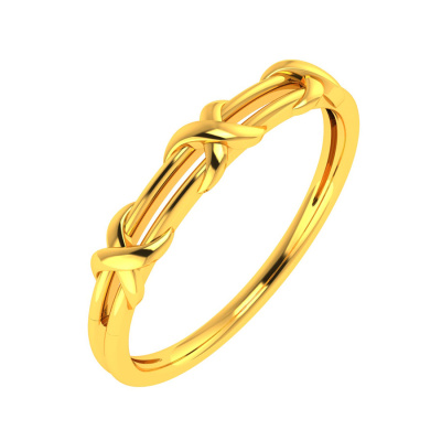 22K Tight & Tied Gold Band