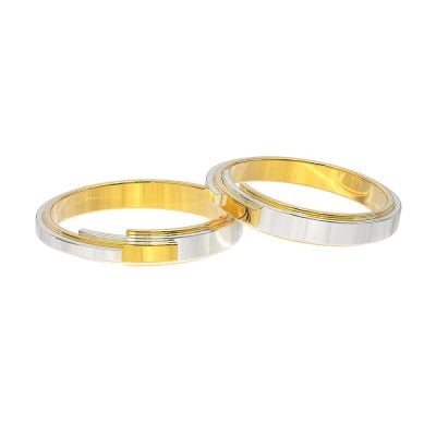492DA734-492DA735 | 18K Gold Fancy Couple Rings 492DA734-492DA735