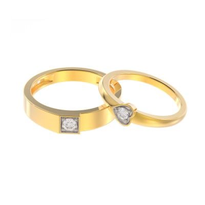 148G9571-148G9592 | 18K Diamond Elegant Couple Rings 148G9571-148G9592
