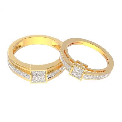 148G9576-148G9599 | 18K Diamond Fancy Couple Rings 148G9576-148G9599