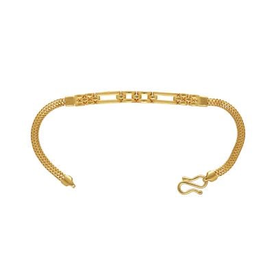 67VA9687 | 22Kt Plain Gold Kids Chain Bracelet 67VA9687