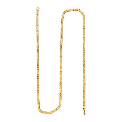 64VY2802 | 22Kt Plain Gold Fancy Short Chain 64VY2802