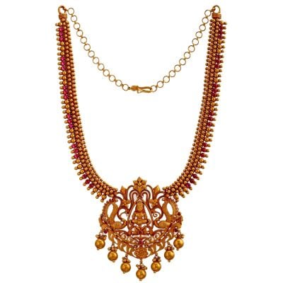 201VA1067 | Mayura Lakshmi Gold Necklace
