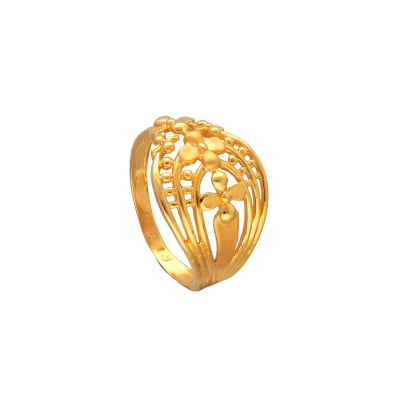 New Floral Design 2 Gram Gold Finger Ring Jewellery For Women - African  Boutique