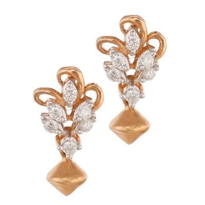 155VG5223 | Delicate Drop Diamond Earrings