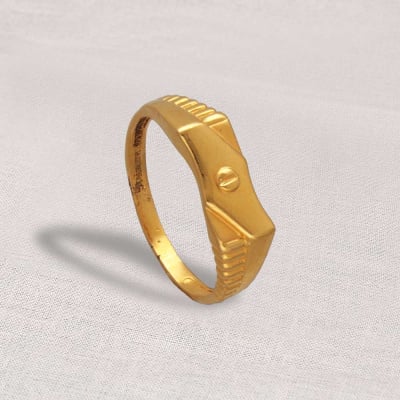 2 gram Daily wear light weight Ring design with weight and price //gold  rate today - YouTube