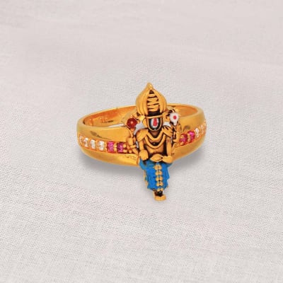 Divine Lord Ganesha Gold Ring
