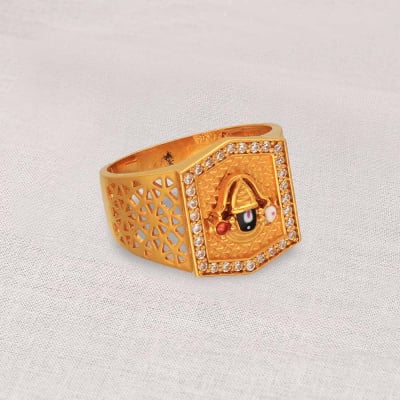 1 Gram Gold Plated Mudra Exceptional Design High-Quality Ring for Men -  Style B312 – Soni Fashion®