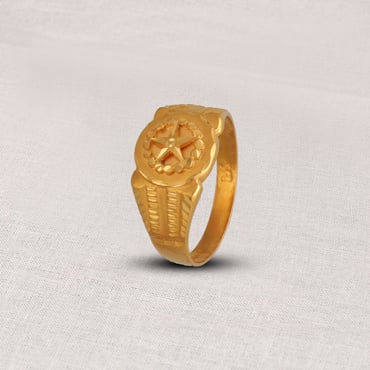 2 Gram Gold Ring Design for Girl - JD SOLITAIRE