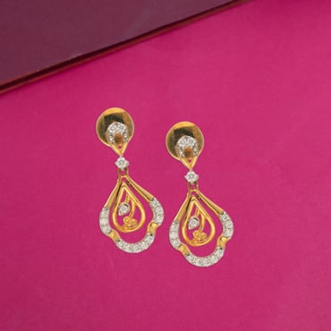 Latest Diamond Earrings for Girl | Diamond Jewellery - PC Chandra