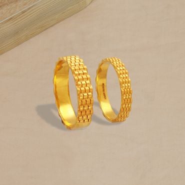 Buy ADMIER goldplated brass round challa leaf design simple sober fashion  ring for girls women Online at Best Prices in India - JioMart.